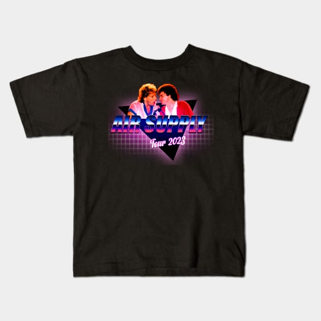 air supply concert tour 2023 Kids T-Shirt by Zac Brown